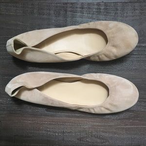 J. Crew Cece Suede Ballet Flats